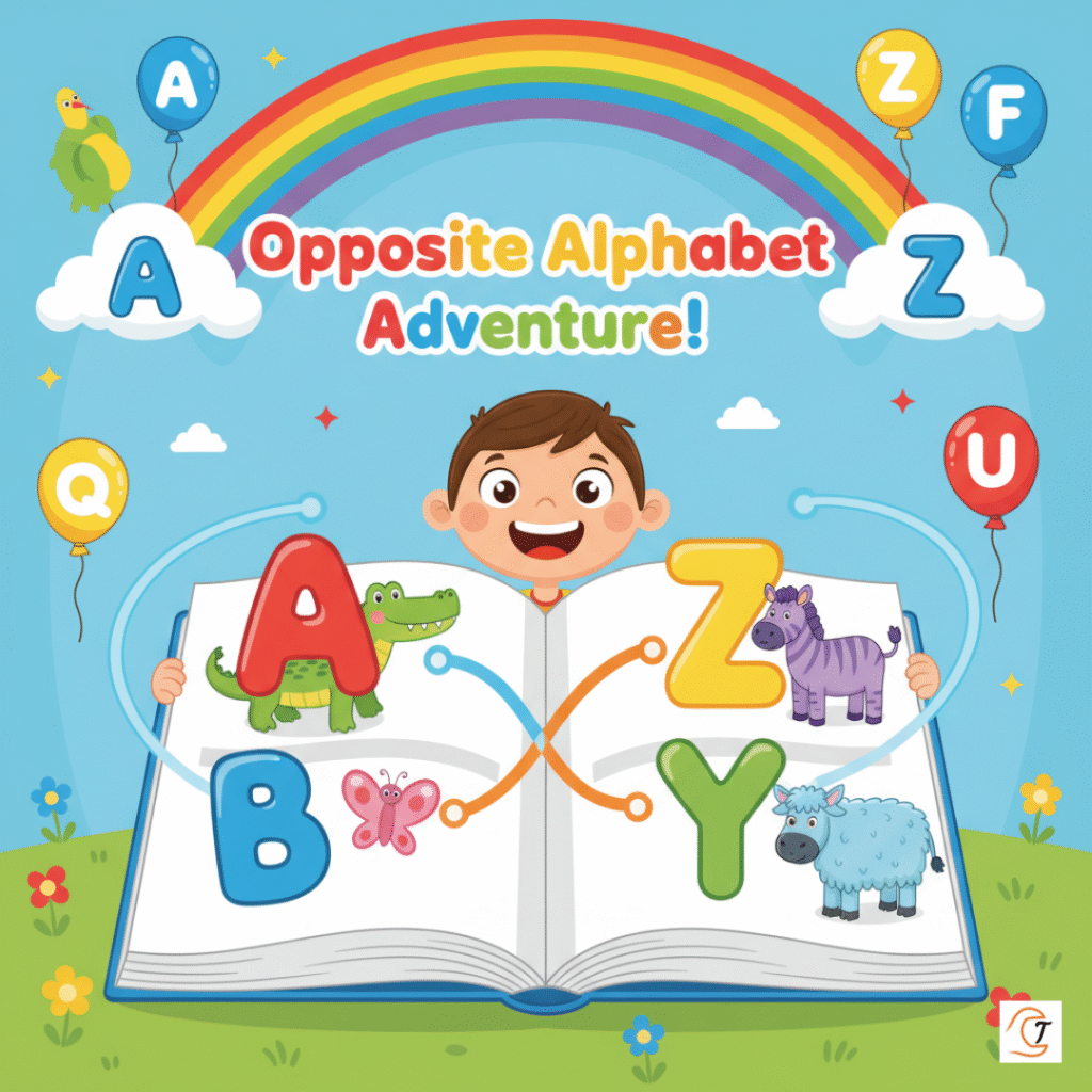 Opposite Alphabet Tool, Learn Opposite Letters, Alphabet Tool