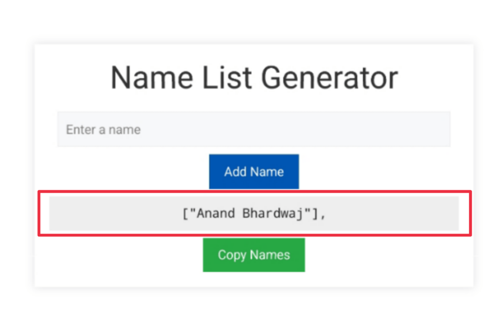 Name List Generator