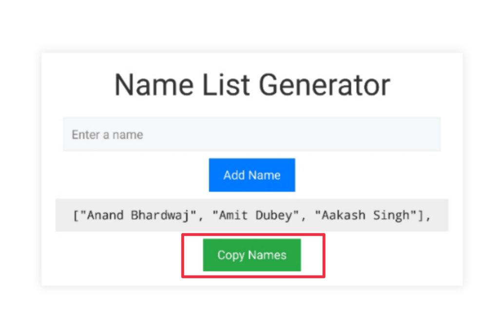 Name List Generator