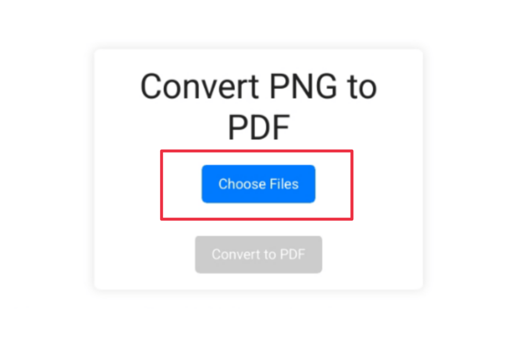 Convert png to pdf