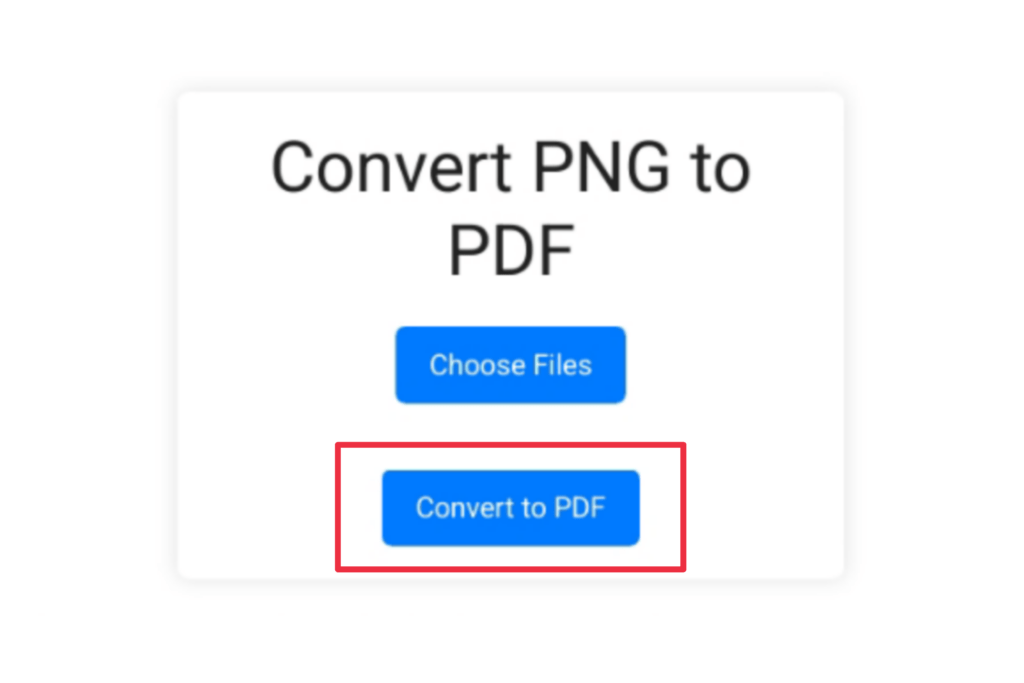 Convert png to pdf