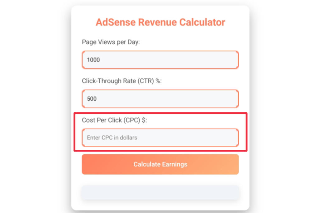 Adsense revenue calculator, adsense revenue,