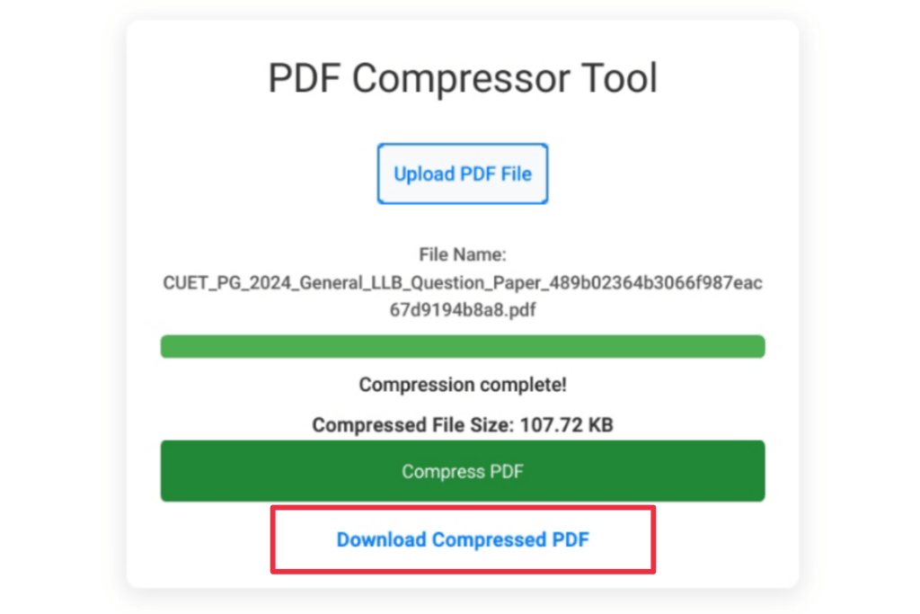 Pdf compressor tool