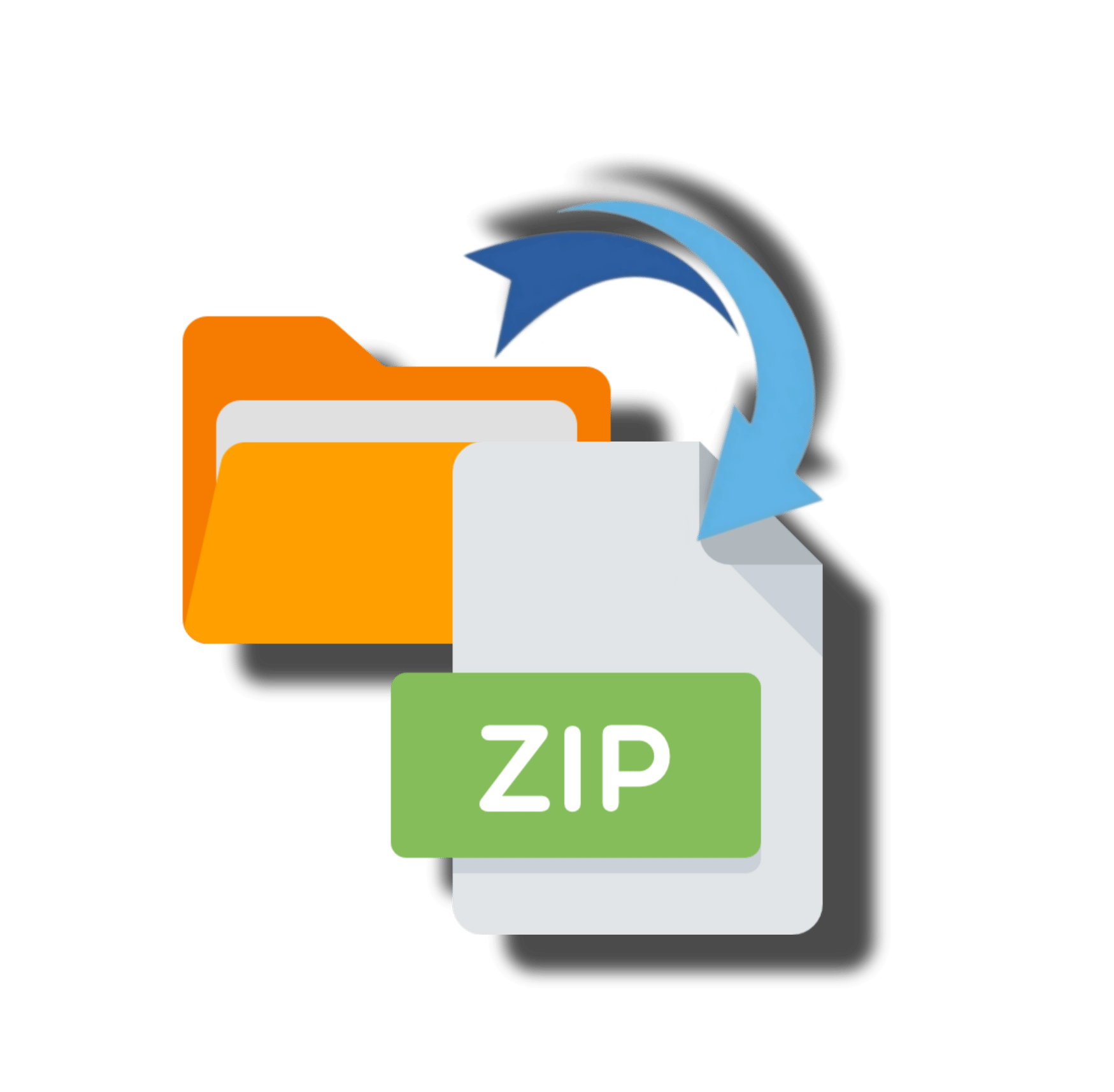 Multiple files to zip