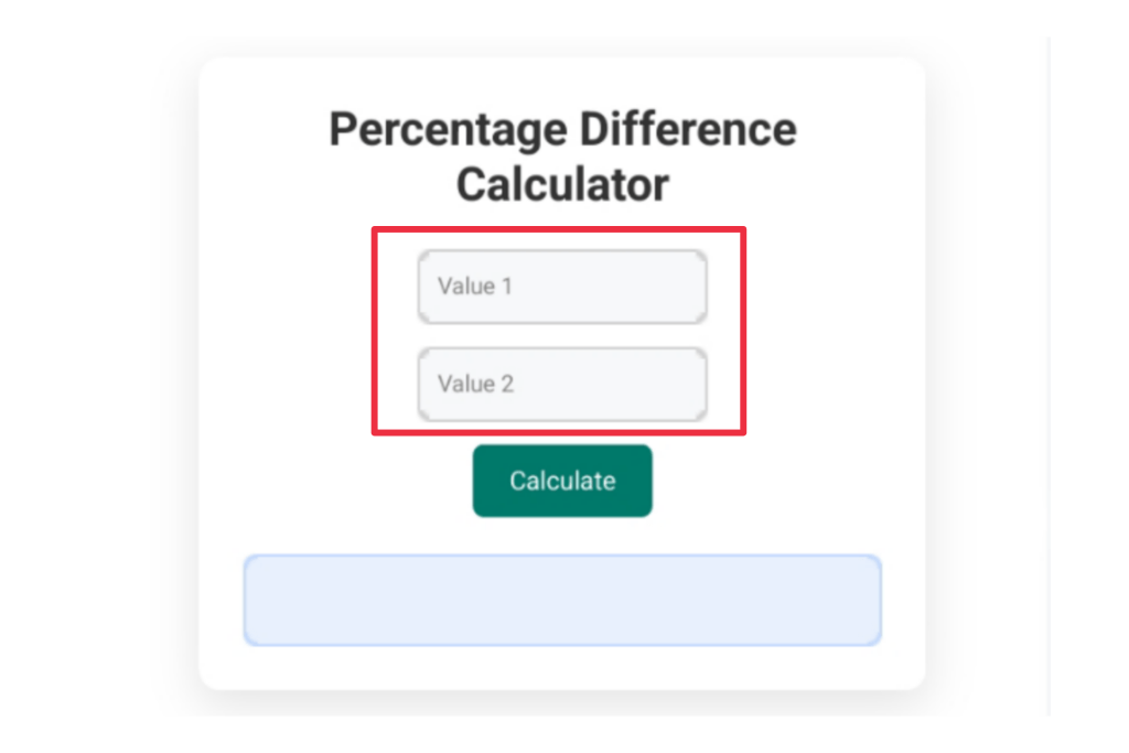 Percentage difference calculator, percentage difference,