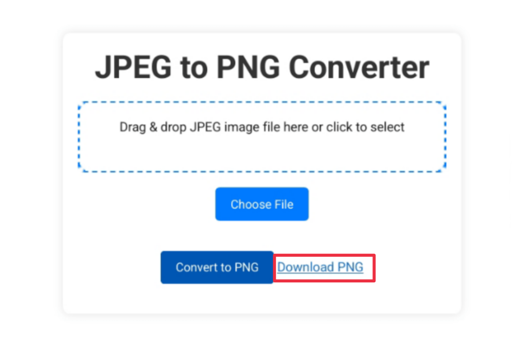 Jpeg to png converter